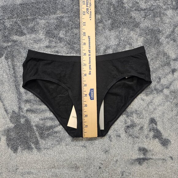 Icebreaker Siren Hipkini Panties womens XS Merino wool black sweat wicking Hike - Picture 14 of 15